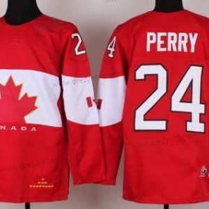 Nike 2014 Olympics Kanada #24 Corey Perry Červené dres – Pánské