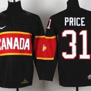 Nike 2014 Olympics Kanada #31 Carey Price Černá dres – Dětské