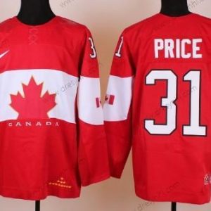 Nike 2014 Olympics Kanada #31 Carey Price Červené dres – Pánské