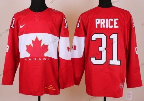 Nike 2014 Olympics Kanada #31 Carey Price Červené dres – Pánské