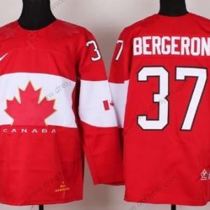 Nike 2014 Olympics Kanada #37 Patrice Bergeron Červené dres – Pánské