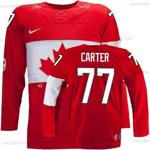 Nike 2014 Olympics Kanada #77 Jeff Carter Červené dres – Pánské