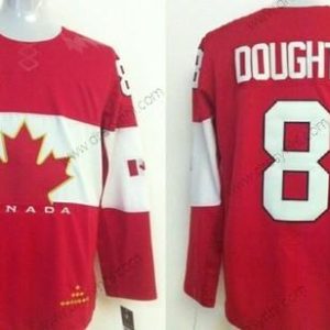 Nike 2014 Olympics Kanada #8 Drew Doughty Červené dres – Pánské