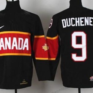 Nike 2014 Olympics Kanada #9 Matt Duchene Černá dres – Dětské