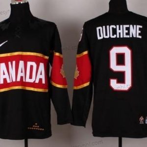 Nike 2014 Olympics Kanada #9 Matt Duchene Černá dres – Pánské