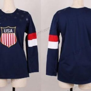 Nike 2014 Olympics USA Prázdný Námořnictvo Modrý dres – Dámské