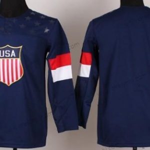 Nike 2014 Olympics USA Prázdný Námořnictvo Modrý dres – Dětské