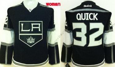 Nike Los Angeles Kings #32 Jonathan Quick Černá dres – Dámské