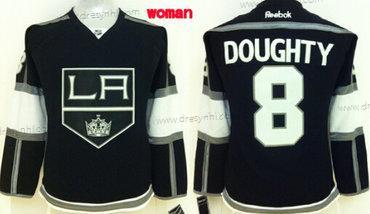 Nike Los Angeles Kings #8 Drew Doughty Černá dres – Dámské