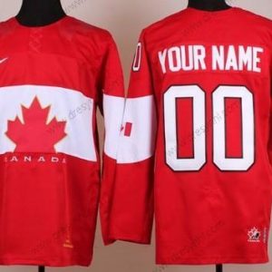 Nike Personalizované 2014 Olympics Kanada Červené dres – Pánské