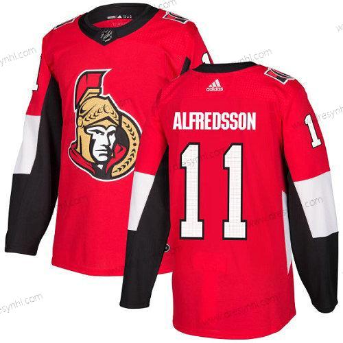 Ottawa Senators 11 Daniel Alfredsson Červené Domácí dres Autentické Sešitý NHL dres – Dětské