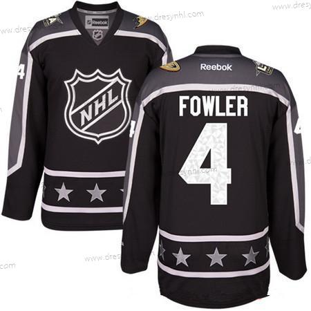 Pacific Division Anaheim Ducks #4 Cam Fowler Reebok Černá 2017 NHL All-Star Sešitý Hokejový dres – Pánské