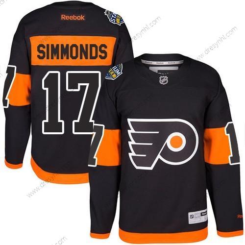 Philadelphia Flyers #17 Wayne Simmonds Černá 2017 Stadium Series Sešitý NHL dres – Juniorské