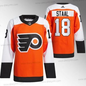 Philadelphia Flyers #18 Marc Staal 2023-24 Oranžová Sešitý dres – Pánské