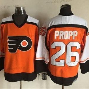 Philadelphia Flyers #26 Brian Propp 1997-98 Oranžová CCM Vintage dres – Pánské