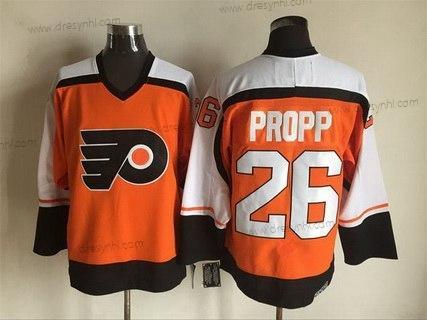 Philadelphia Flyers #26 Brian Propp 1997-98 Oranžová CCM Vintage dres – Pánské