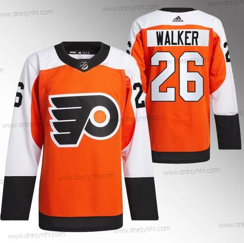 Philadelphia Flyers #26 Sean Walker 2023-24 Oranžová Sešitý dres – Pánské