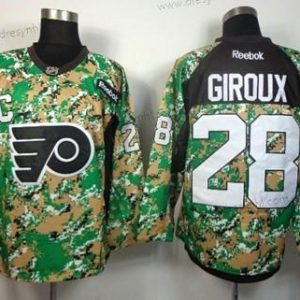 Philadelphia Flyers #28 Claude Giroux 2014 Camo dres – Pánské