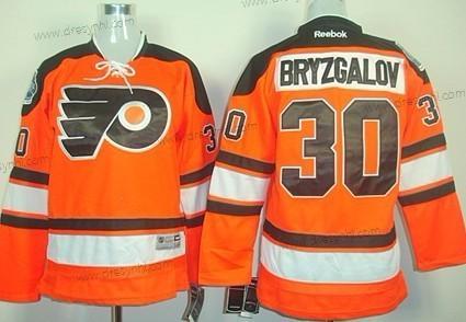 Philadelphia Flyers #30 Ilya Bryzgalov 2012 Zimní Klasický Oranžová dres – Dětské