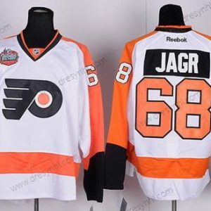 Philadelphia Flyers #68 Jagr Bílý dres – Pánské