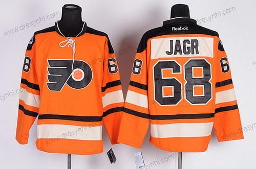 Philadelphia Flyers #68 Jaromir Jagr 2012 Zimní Klasický Oranžová dres – Pánské