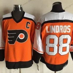 Philadelphia Flyers #88 Eric Lindros 1997-98 Oranžová CCM Vintage dres – Pánské