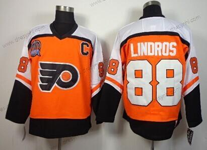 Philadelphia Flyers #88 Eric Lindros Stanley Cup Oranžová Retro CCM dres – Pánské