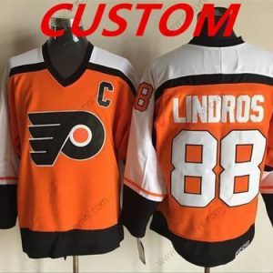 Philadelphia Flyers Personalizované Oranžová CCM Retro NHL Hokejový dres – Pánské