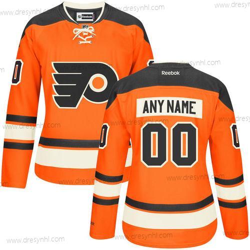 Philadelphia Flyers Personalizované Oranžová Náhradní Sešitý NHL Reebok Hokejový dres – Dámské