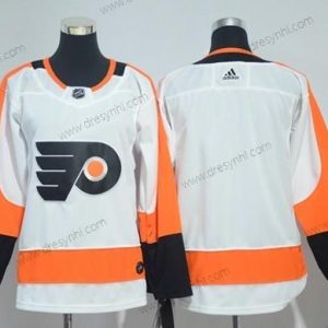 Philadelphia Flyers Prázdný Bílý Road Autentické Sešitý NHL dres – Juniorské