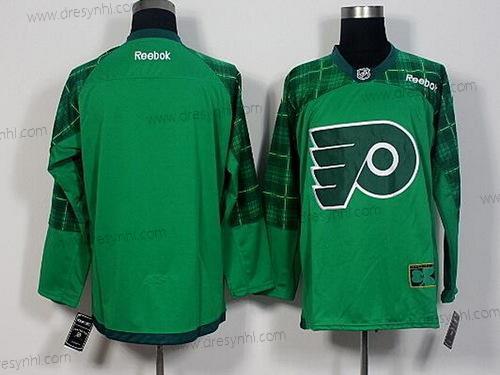 Philadelphia Flyers Prázdný Zelená 2016 St. Patrick’S Day Hokejový dres – Pánské