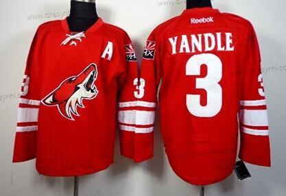 Phoenix Coyotes #3 Keith Yandle Červené dres – Pánské