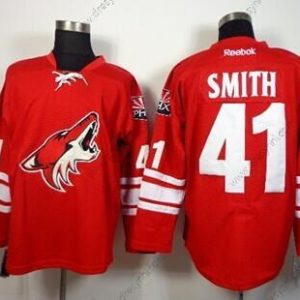 Phoenix Coyotes #41 Mike Smith Červené dres – Pánské