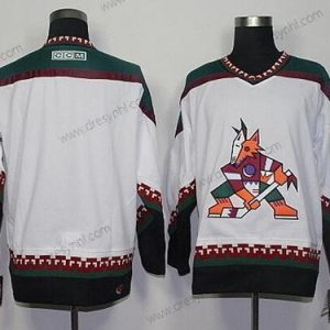 Phoenix Coyotes Prázdný Bílý 1998 CCM Vintage Hokejový dres – Pánské