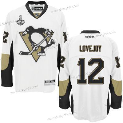 Pittsburgh Penguins #12 Ben Lovejoy Bílý Road 2017 Stanley Cup NHL Finals Patch dres – Pánské