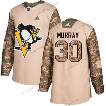 Pittsburgh Penguins #30 Matt Murray Camo Autentické 2017 Veterans Day Sešitý NHL dres – Juniorské