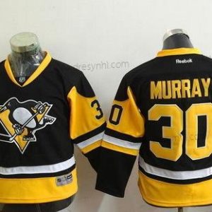 Pittsburgh Penguins #30 Matt Murray Černá Třetí dres Reebok Hokejový dres – Juniorské