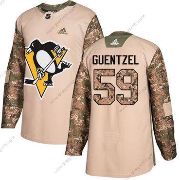 Pittsburgh Penguins #59 Jake Guentzel Camo Autentické 2017 Veterans Day Sešitý NHL dres – Juniorské