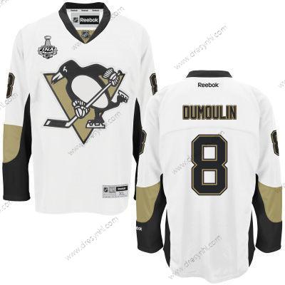 Pittsburgh Penguins #8 Brian Dumoulin Bílý Road 2017 Stanley Cup NHL Finals Patch dres – Pánské