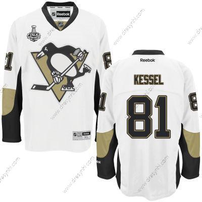 Pittsburgh Penguins #81 Phil Kessel Bílý Road 2017 Stanley Cup NHL Finals Patch dres – Pánské