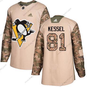 Pittsburgh Penguins #81 Phil Kessel Camo Autentické 2017 Veterans Day Sešitý NHL dres – Juniorské