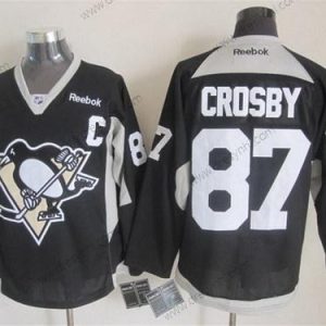 Pittsburgh Penguins #87 Sidney Crosby 2014 Training Černá dres – Pánské