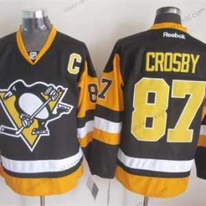 Pittsburgh Penguins #87 Sidney Crosby Černá Třetí dres dres – Pánské