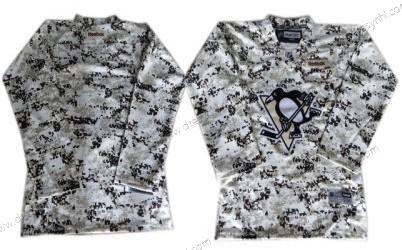 Pittsburgh Penguins Prázdný Bílý Camo dres – Dětské