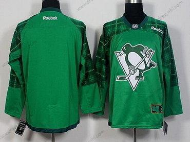 Pittsburgh Penguins Prázdný Zelená 2016 St. Patrick’S Day Hokejový dres – Pánské