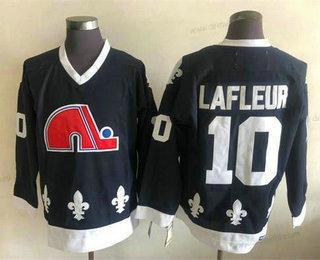 Quebec Nordiques #10 Lafleur Bílý CCM Retro dres – Pánské