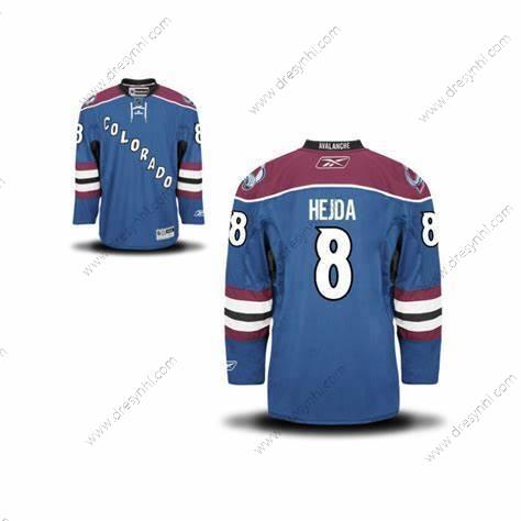 Reebok Colorado Avalanche #8 Jan Hejda Autentické Royal Modrý Náhradní NHL dres – Pánské