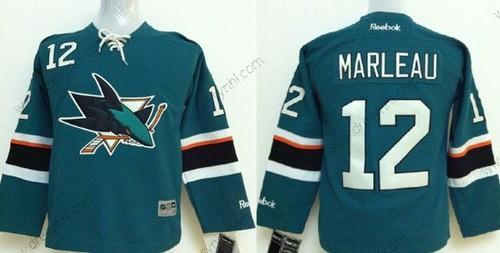 San Jose Sharks #12 Patrick Marleau 2014 Modrý dres – Dětské