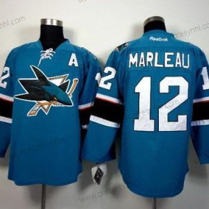 San Jose Sharks #12 Patrick Marleau 2014 Modrý dres – Pánské