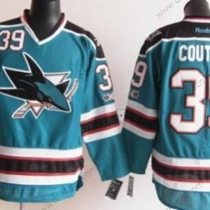 San Jose Sharks #39 Logan Couture Modrý dres – Pánské